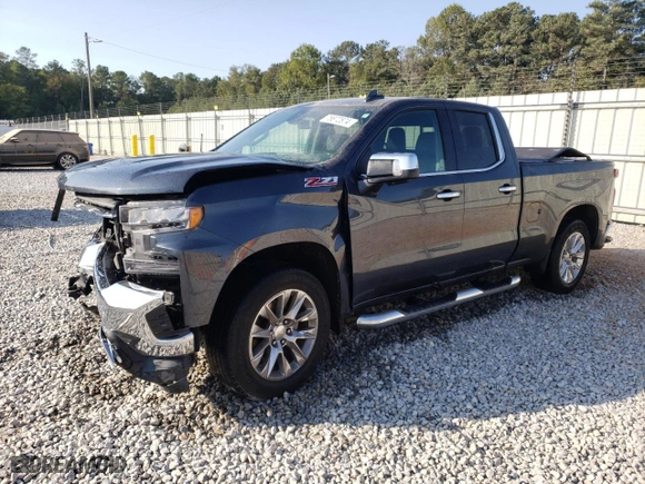 2020 Chevrolet Silverado 1500 LTZ with VIN 1GCRYGED8LZ292386, listed as a Copart auction lot 75872874 with 53,902 mi miles and Salvage Title. Bid and sale history available at carsss.com. Image 1.