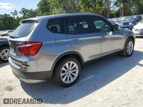 2013 BMW X3 xDrive28i with VIN 5UXWX9C54D0D05185, listed as a Copart auction lot 55397885 with 126,799 mi miles and Clean Title. Bid and sale history available at DreamBid. Image 3.