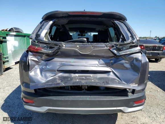 2022 Honda CR-V EX-L with VIN 5J6RW1H89NA012178, listed as a Copart auction lot 48990215 with 91,819 mi miles and Salvage Title. Bid and sale history available at carsss.com. Image 6.