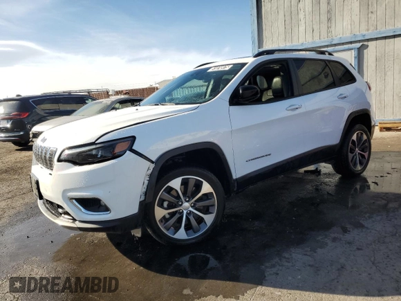 2022 Jeep Cherokee Limited with VIN 1C4PJMDX4ND555575, listed as a Copart auction lot 51074975 with 57,843 mi miles and Clean Title. Bid and sale history available at DreamBid. Image 1.