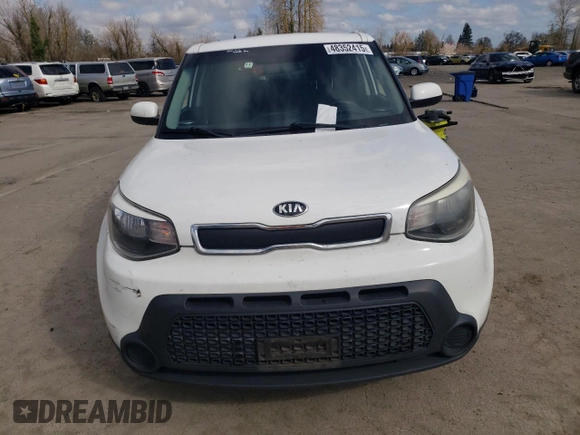 2014 Kia Soul with VIN KNDJN2A20E7080447, listed as a Copart auction lot 48352415 with 194,409 mi miles and Salvage Title. Bid and sale history available at carsss.com. Image 5.