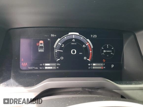 2023 Toyota Tundra Platinum with VIN 5TFNA5EC3PX017198, listed as a Copart auction lot 62857595 with 16,571 mi miles and Salvage title. Bid and sale history available at DreamBid. Image 9.