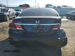 2015 Honda Civic EX-L with VIN 19XFB2F94FE214043, listed as a Copart auction lot 53528065 with 120,000 mi miles and Salvage Title. Bid and sale history available at carsss.com. Image 6.