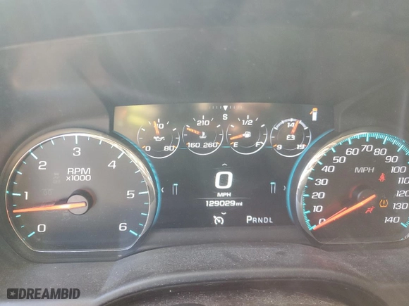 2018 GMC Sierra 1500 Denali with VIN 3GTU2PEC9JG299248, listed as a Copart auction lot 42363545 with 129,029 mi miles and Salvage Title. Bid and sale history available at carsss.com. Image 9.