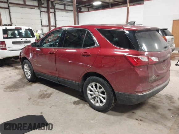 2020 Chevrolet Equinox LT with VIN 3GNAXUEVXLL124710, listed as a IAAI auction lot 41453262 with 70,687 mi miles. Bid and sale history available at carsss.com. Image 3.
