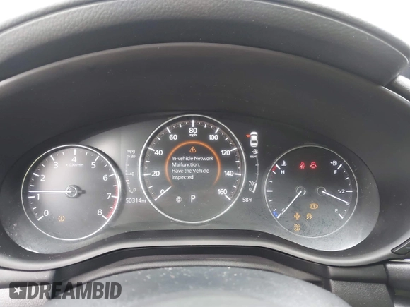 2022 Mazda 3 Carbon Edition z VIN 3MZBPACL2NM310491, wystawiony jako IAAI lot #41981966 z przebiegiem 50 314 mil mil oraz . Historia ofert i sprzedaży dostępna na DreamBid. Obrazek 7.