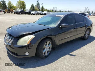 2005 Nissan Maxima SE z VIN 1N4BA41E95C854388, wystawiony jako Copart lot #58088465 z przebiegiem Nie podano mil oraz Szkoda całkowita • Salvage title. Historia ofert i sprzedaży dostępna na DreamBid. Obrazek 1.