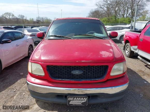 2001 Ford F-150 SuperCrew XLT with VIN 1FTRW07L01KA18459, listed as a IAAI auction lot 41899675 with 1 mi miles. Bid and sale history available at carsss.com. Image 6.