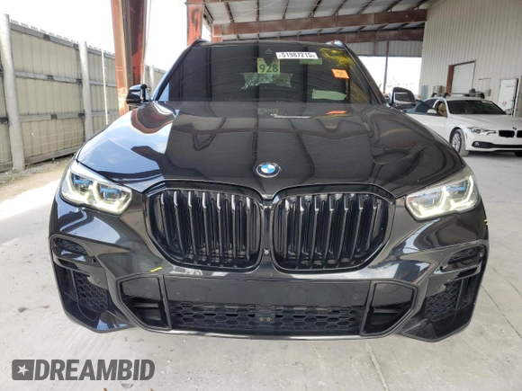 2022 BMW X5 xDrive40i with VIN 5UXCR6C0XN9M08766, listed as a Copart auction lot 51987215 with 30,997 mi miles and Salvage Title. Bid and sale history available at DreamBid. Image 5.