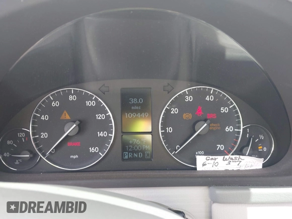 2007 Mercedes-Benz C 280 Luxury with VIN WDBRF54H47A931316, listed as a IAAI auction lot 42625925 with 109,449 mi miles and . Bid and sale history available at DreamBid. Image 7.
