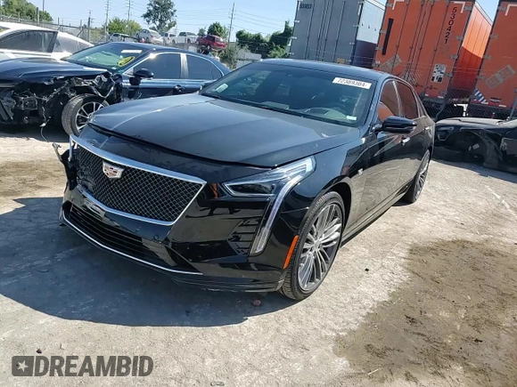 2019 Cadillac CT6 Sport AWD with VIN 1G6KP5R62KU144432, listed as a Copart auction lot 72389304 with 5,843 mi miles and Salvage title. Bid and sale history available at DreamBid. Image 10.