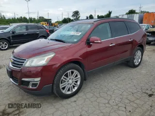 2015 Chevrolet Traverse LT with VIN 1GNKVGKD4FJ129226, listed as a Copart auction lot 57531004 with 106,057 mi miles and Salvage Title. Bid and sale history available at DreamBid. Image 1.