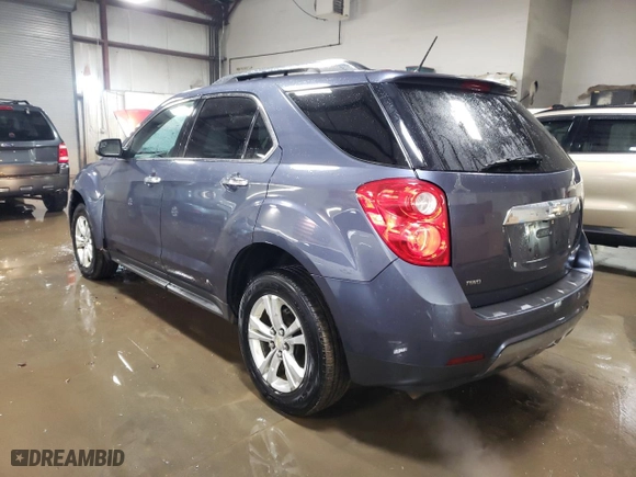 2013 Chevrolet Equinox LTZ with VIN 2GNFLGEK7D6357619, listed as a Copart auction lot 46515905 with 129,651 mi miles and Salvage Title. Bid and sale history available at carsss.com. Image 2.