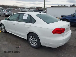 2013 Volkswagen Passat S with VIN 1VWAP7A32DC032497, listed as a IAAI auction lot 41928869 with 215,220 mi miles and . Bid and sale history available at DreamBid. Image 3.