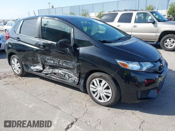2015 Honda Fit LX with VIN 3HGGK5G5XFM737172, listed as a IAAI auction lot 42053332 with 80,690 mi miles. Bid and sale history available at carsss.com. Image 1.