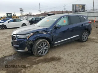 2020 Acura RDX w/Technology Pkg with VIN 5J8TC2H59LL007341, listed as a Copart auction lot 84537674 with 0 mi miles and Salvage Title. Bid and sale history available at carsss.com. Image 1.