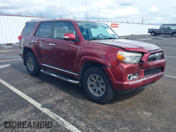 2010 Toyota 4Runner Trail with VIN JTEBU5JR9A5015927, listed as a IAAI auction lot 41911173 with 193,662 mi miles and . Bid and sale history available at DreamBid. Image 1.