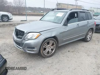 2015 Mercedes-Benz GLK with VIN WDCGG8JB3FG371995, listed as a IAAI auction lot 41738061 with 108,857 mi miles. Bid and sale history available at carsss.com. Image 2.