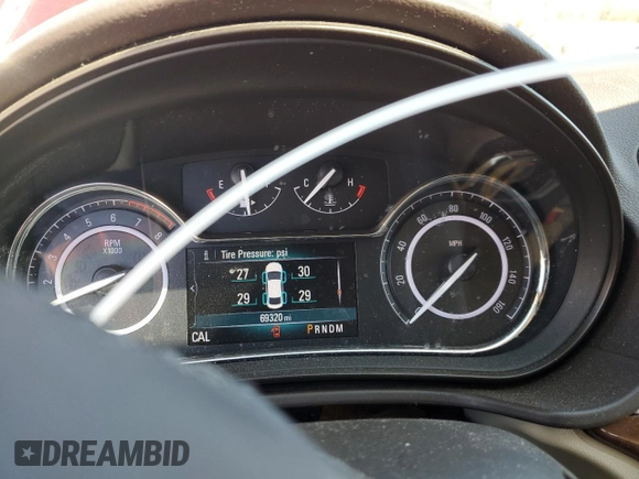 2017 Buick Regal Sport Touring with VIN 2G4GL5EX2H9139794, listed as a Copart auction lot 49215275 with 69,320 mi miles and Salvage title. Bid and sale history available at DreamBid. Image 9.