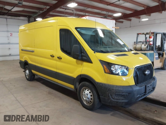 2023 Ford Transit Cargo with VIN 1FTBR2C88PKB17299, listed as a IAAI auction lot 41951132 with 19,461 mi miles and . Bid and sale history available at DreamBid. Image 1.