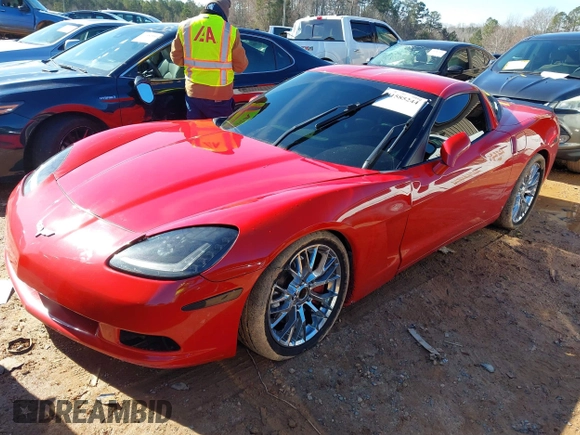 2008 Chevrolet Corvette with VIN 1G1YY26W885124642, listed as a IAAI auction lot 41585244 with 108,502 mi miles. Bid and sale history available at carsss.com. Image 17.