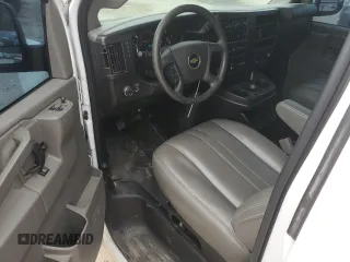 2020 Chevrolet Express Cargo Van with VIN 1GCWGAFP1L1222447, listed as a Copart auction lot 50276255 with 231,512 mi miles and Salvage Title. Bid and sale history available at carsss.com. Image 8.