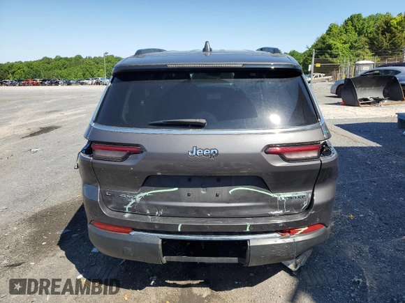 2022 Jeep Grand Cherokee Limited with VIN 1C4RJKBG1N8507816, listed as a Copart auction lot 58566885 with 34,375 mi miles and Salvage title. Bid and sale history available at DreamBid. Image 6.