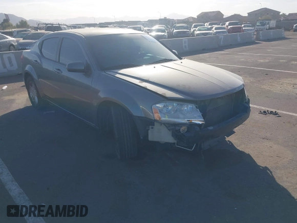 2012 Dodge Avenger SXT z VIN 1C3CDZCB6CN223500, wystawiony jako IAAI lot #41262587 z przebiegiem 166 085 mil mil oraz . Historia ofert i sprzedaży dostępna na DreamBid. Obrazek 1.
