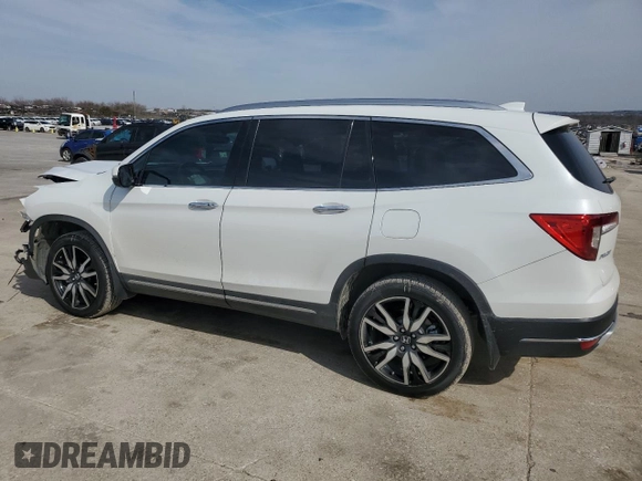 2022 Honda Pilot Touring 7-Passenger with VIN 5FNYF6H67NB018467, listed as a Copart auction lot 45358605 with 29,268 mi miles and Salvage Title. Bid and sale history available at carsss.com. Image 2.