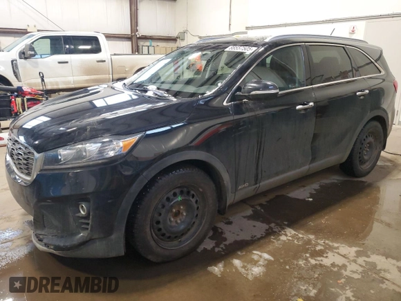 2020 Kia Sorento EX with VIN 5XYPHDA56LG704095, listed as a Copart auction lot 88557505 with 107,325 mi miles and Salvage Title. Bid and sale history available at DreamBid. Image 1.