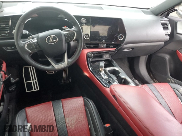 2023 Lexus NX with VIN 2T2KGCEZ4PC026187, listed as a Copart auction lot 42066325 with 38,382 mi miles and Salvage Title. Bid and sale history available at carsss.com. Image 8.