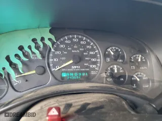 2001 Chevrolet Silverado 1500 LS with VIN 2GCEC19V111161934, listed as a Copart auction lot 50040535 with 243,694 mi miles and Salvage Title. Bid and sale history available at carsss.com. Image 9.