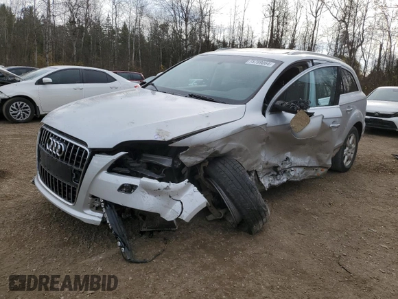 2013 Audi Q7 3.0L with VIN WA1CGCFE7DD009901, listed as a Copart auction lot 78799064 with 185,643 mi miles and Clean Title. Bid and sale history available at carsss.com. Image 1.