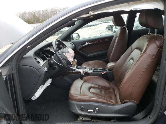 2016 Audi A5 Premium Plus with VIN WAUM2AFR4GA022804, listed as a Copart auction lot 47579535 with 95,829 mi miles and Salvage Title. Bid and sale history available at carsss.com. Image 7.