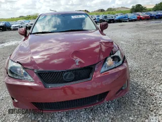 2008 Lexus IS with VIN JTHBK262682068860, listed as a Copart auction lot 51438115 with 148,971 mi miles and Salvage Title. Bid and sale history available at carsss.com. Image 5.