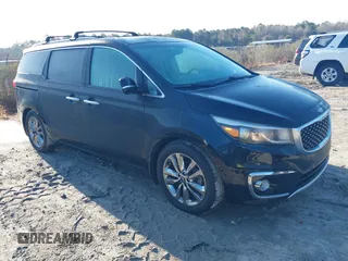 2015 Kia Sedona SX-L with VIN KNDME5C16F6037693, listed as a IAAI auction lot 41779327 with 149,552 mi miles and . Bid and sale history available at DreamBid. Image 1.