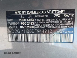 2013 Mercedes-Benz C 250 с VIN WDDGJ4HB3DF944912, выставлен на аукционе IAAI как лот 42411650 с пробегом 91 362 миль миль и . История ставок и продаж доступна на DreamBid. Изображение 9.