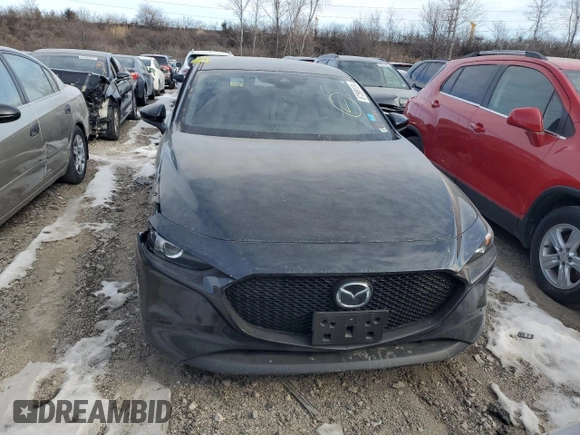 2020 Mazda Mazda3 Hatchback with VIN JM1BPALM0L1172973, listed as a Copart auction lot 87398124 with 21,295 mi miles and Salvage Title. Bid and sale history available at carsss.com. Image 5.