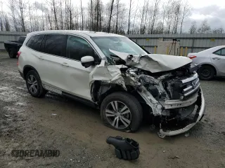 2017 Honda Pilot EX-L with VIN 5FNYF6H57HB061878, listed as a Copart auction lot 51531215 with 95,986 mi miles and Salvage Title. Bid and sale history available at carsss.com. Image 4.