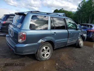 2007 Honda Pilot EX-L with VIN 2HKYF18507H528092, listed as a Copart auction lot 61456745 with 251,496 mi miles and Salvage title. Bid and sale history available at DreamBid. Image 3.