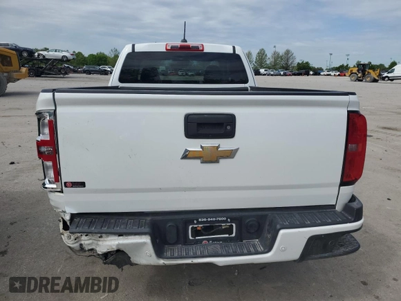 2020 Chevrolet Colorado 2WD LT with VIN 1GCHSCEA8L1160917, listed as a Copart auction lot 56030275 with 82,499 mi miles and Salvage title. Bid and sale history available at DreamBid. Image 6.