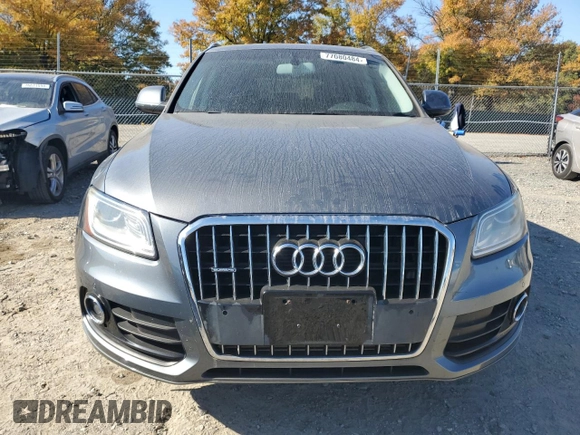 2013 Audi Q5 with VIN WA1C8BFPXDA022992, listed as a Copart auction lot 77080484 with 116,451 mi miles and Salvage title. Bid and sale history available at DreamBid. Image 5.