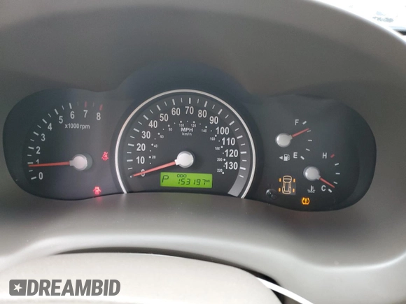 2007 Kia Sedona EX with VIN KNDMB233576140856, listed as a Copart auction lot 66734014 with 153,197 mi miles and Clean Title. Bid and sale history available at carsss.com. Image 9.