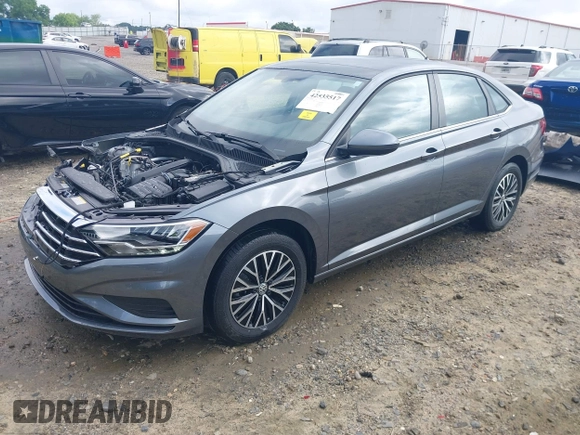 2021 Volkswagen Jetta S with VIN 3VWC57BU0MM103524, listed as a IAAI auction lot 42535517 with 34,868 mi miles and . Bid and sale history available at DreamBid. Image 2.