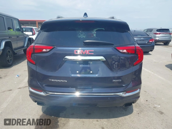 2018 GMC Terrain Denali with VIN 3GKALXEX9JL256723, listed as a IAAI auction lot 42398296 with 122,134 mi miles and . Bid and sale history available at DreamBid. Image 16.