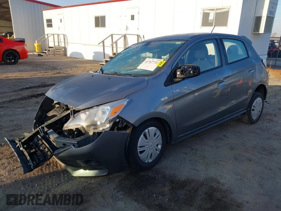 2021 Mitsubishi Mirage ES with VIN ML32AUHJ5MH010849, listed as a IAAI auction lot 41767732 with 61,383 mi miles and . Bid and sale history available at DreamBid. Image 21.