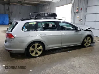 2017 Volkswagen Golf SportWagen S with VIN 3VWU17AU2HM539038, listed as a Copart auction lot 71954684 with 124,944 mi miles and Salvage Title. Bid and sale history available at carsss.com. Image 3.