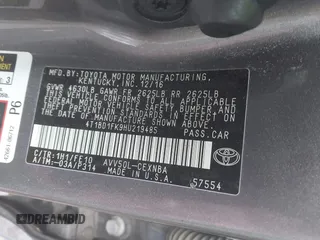 2017 Toyota Camry Hybrid LE with VIN 4T1BD1FK9HU219485, listed as a IAAI auction lot 41175183 with 147,190 mi miles. Bid and sale history available at carsss.com. Image 9.