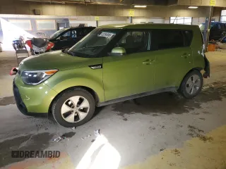 2015 Kia Soul with VIN KNDJN2A21F7765168, listed as a Copart auction lot 45284955 with 109,636 mi miles and Salvage Title. Bid and sale history available at carsss.com. Image 1.