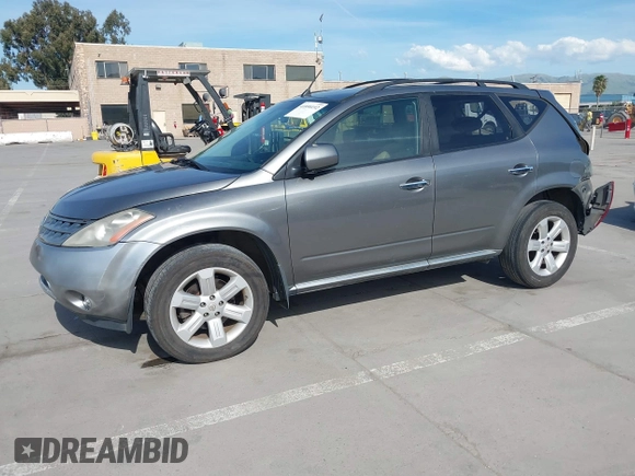 2006 Nissan Murano SL with VIN JN8AZ08T16W429490, listed as a IAAI auction lot 41890192 with 162,332 mi miles and . Bid and sale history available at DreamBid. Image 2.